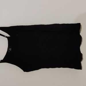 Torrid Black Eyelet Tank Size 4
